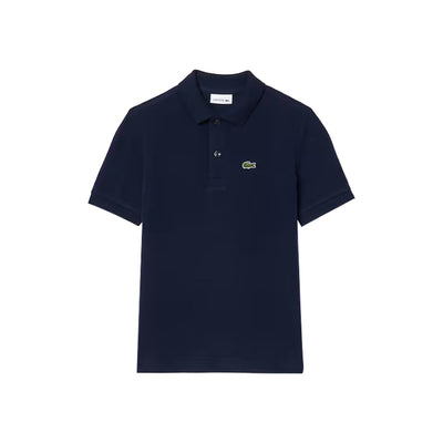 Polo Junior in tinta unita blu navy