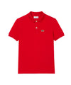 Polo Junior in tinta unita Rosso