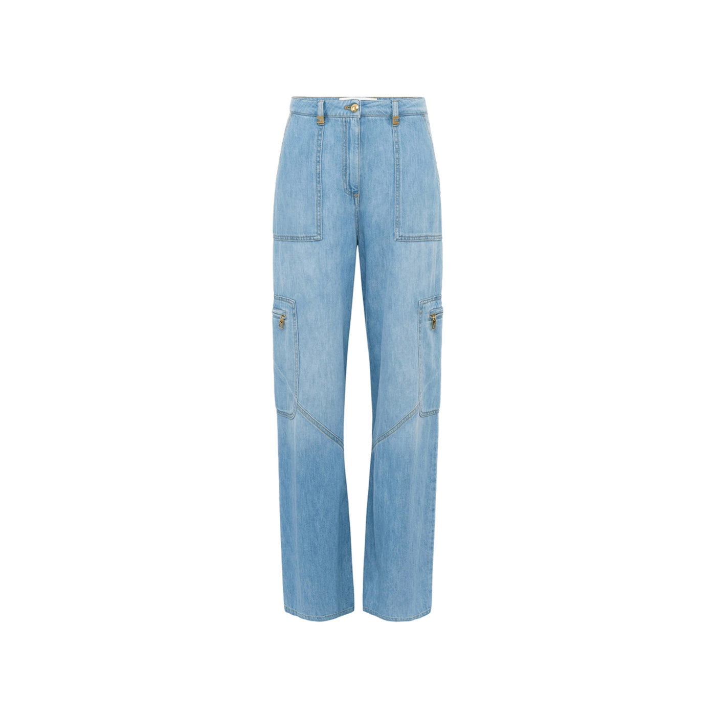 Jeans Cargo Donna con tasconi 