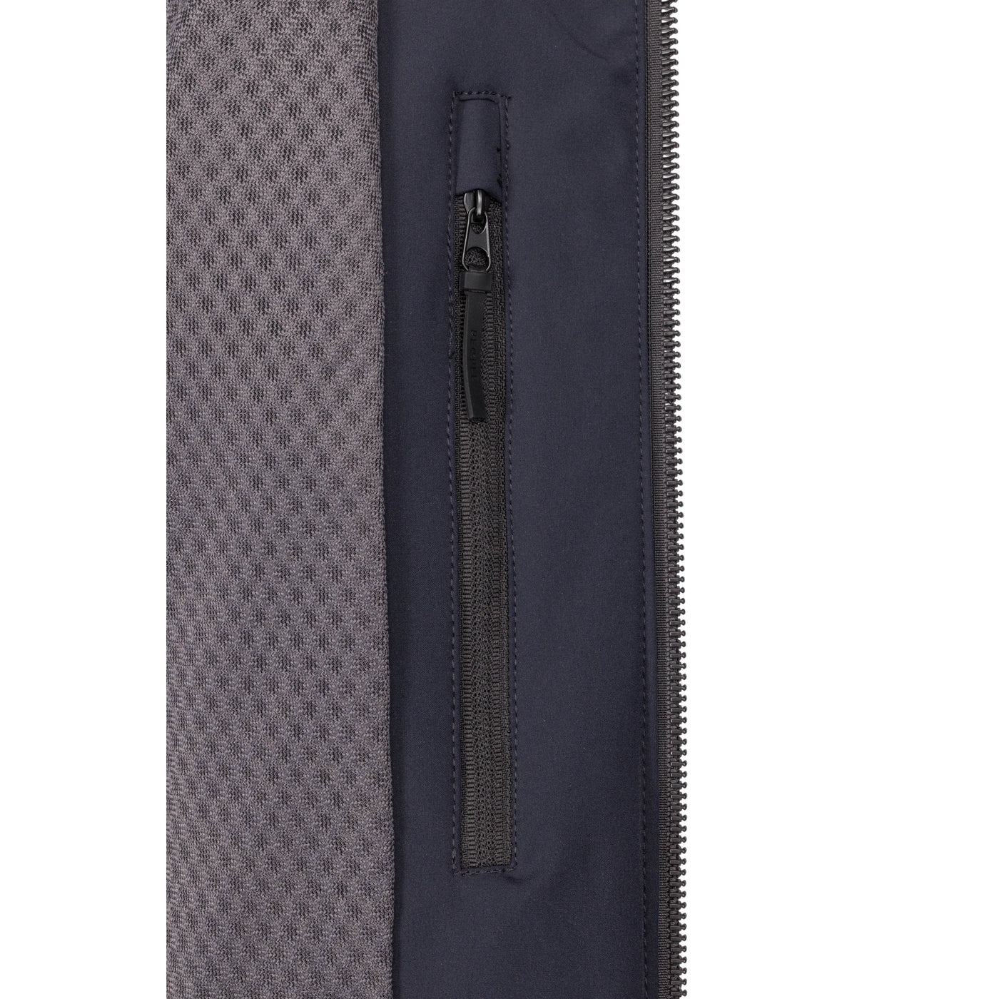 Giacca Uomo Blu, con chiusura frontale full zip, modello bomber