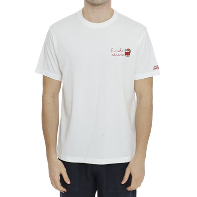 Acquista subito la T-shirt Uomo, in cotone, a maniche corte e giro collo, e logo sulla manica, firmata Saint Barth su Old England: vieni a scoprire tutta la collezione sul nostro sito.
