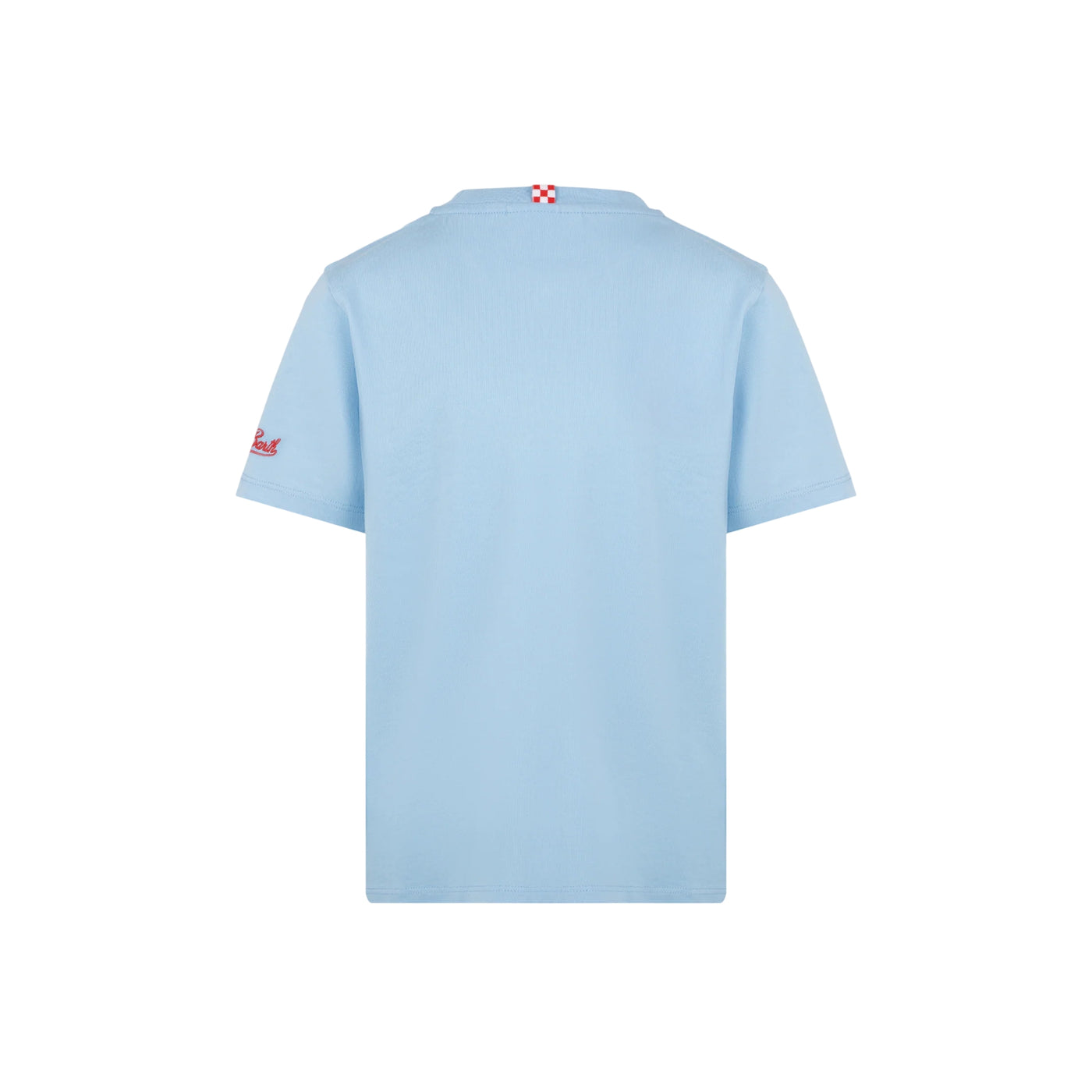 cquista la T-shirt Bambino, in puro cotone, maniche corte, girocollo, logo sul petto e  logo ricamato sulla manica, firmata Saint Barth su Old England: vieni a scoprire tutta la collezione sul nostro sito.