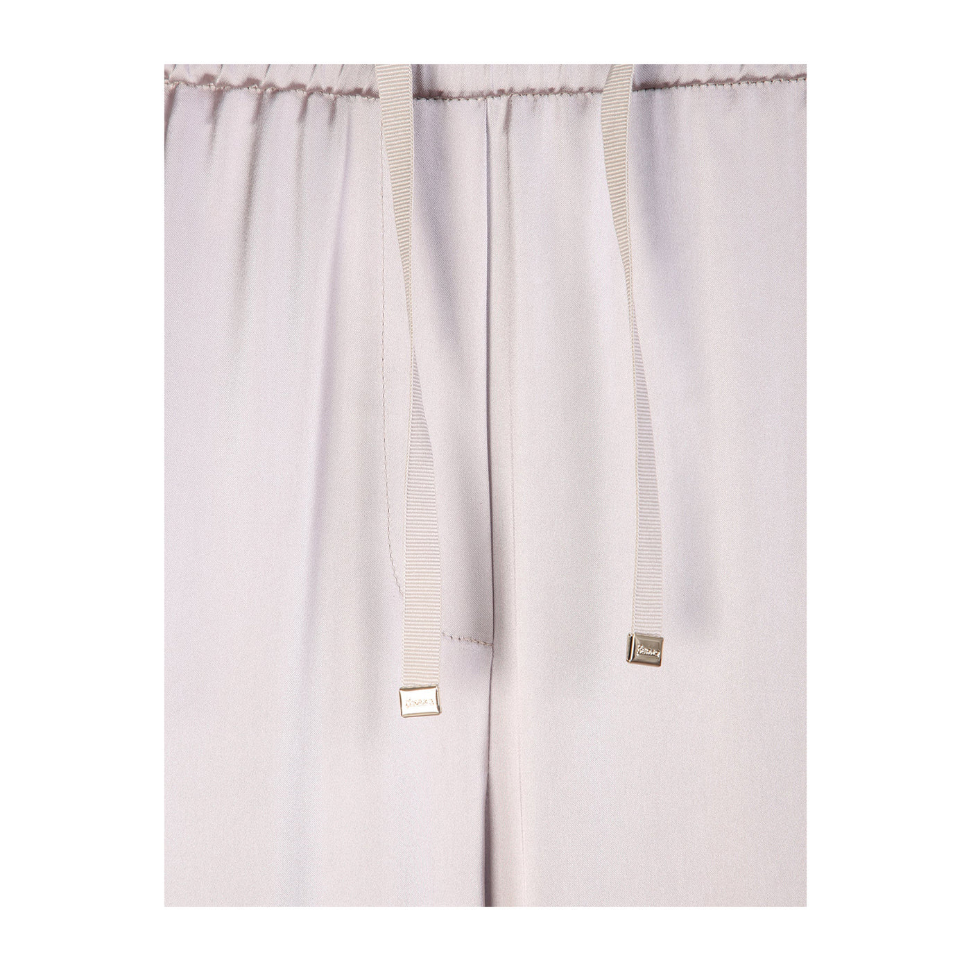 Pantaloni Donna in raso ampio Rosa dettaglio