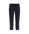 Pantalone Uomo in misto cotone Blu
