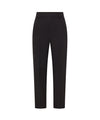 Pantalone Donna Nero in lana, alla caviglia