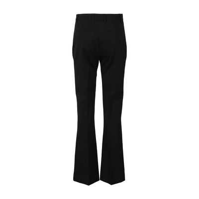 Pantalone Donna con zip e gancio, in lana e cotone