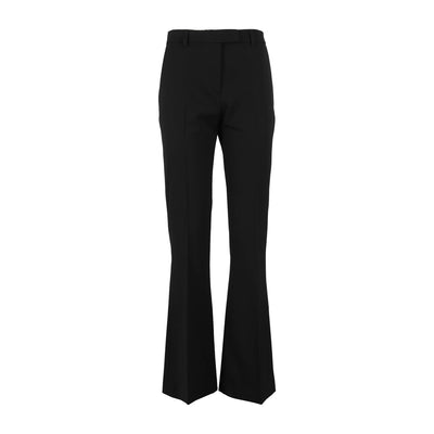 Pantalone Donna con zip e gancio, in lana e cotone