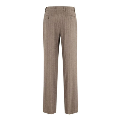 Pantalone Donna in misto lana, dal taglio dritto
