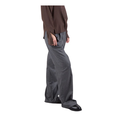 Pantalone Donna wide leg, in misto lana, dal fit morbido 
