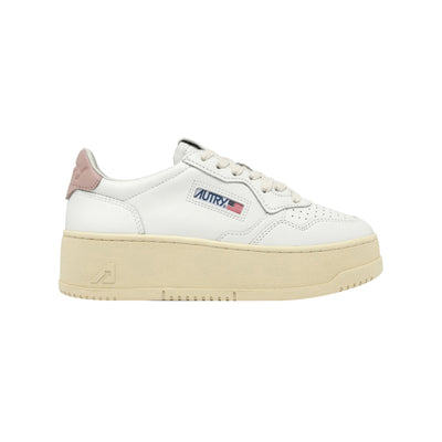 Sneakers Donna Medalist platform con dettaglio rosa