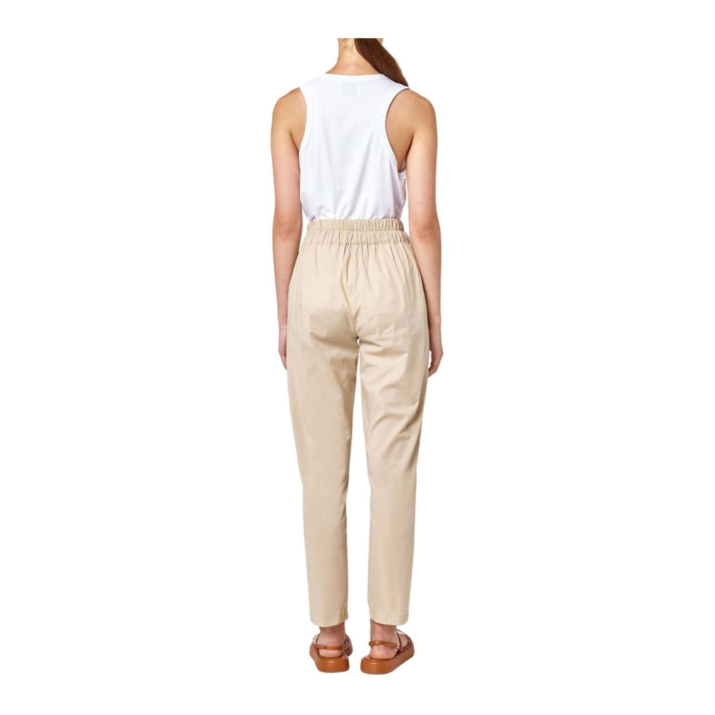 Pantalone Donna in cotone con coulisse