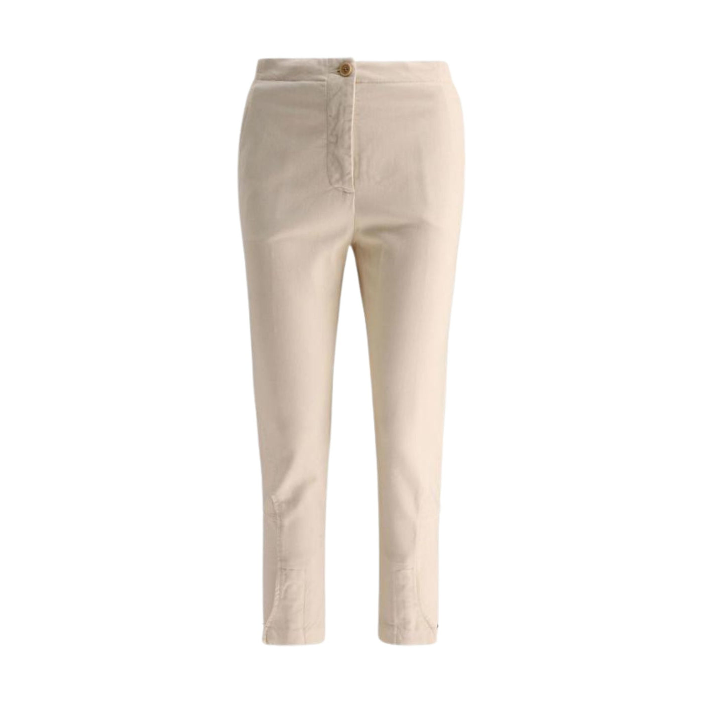 Short tapered women's trousers 