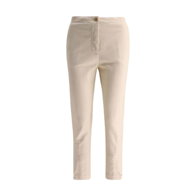 Pantalone Donna Avorio affusolato