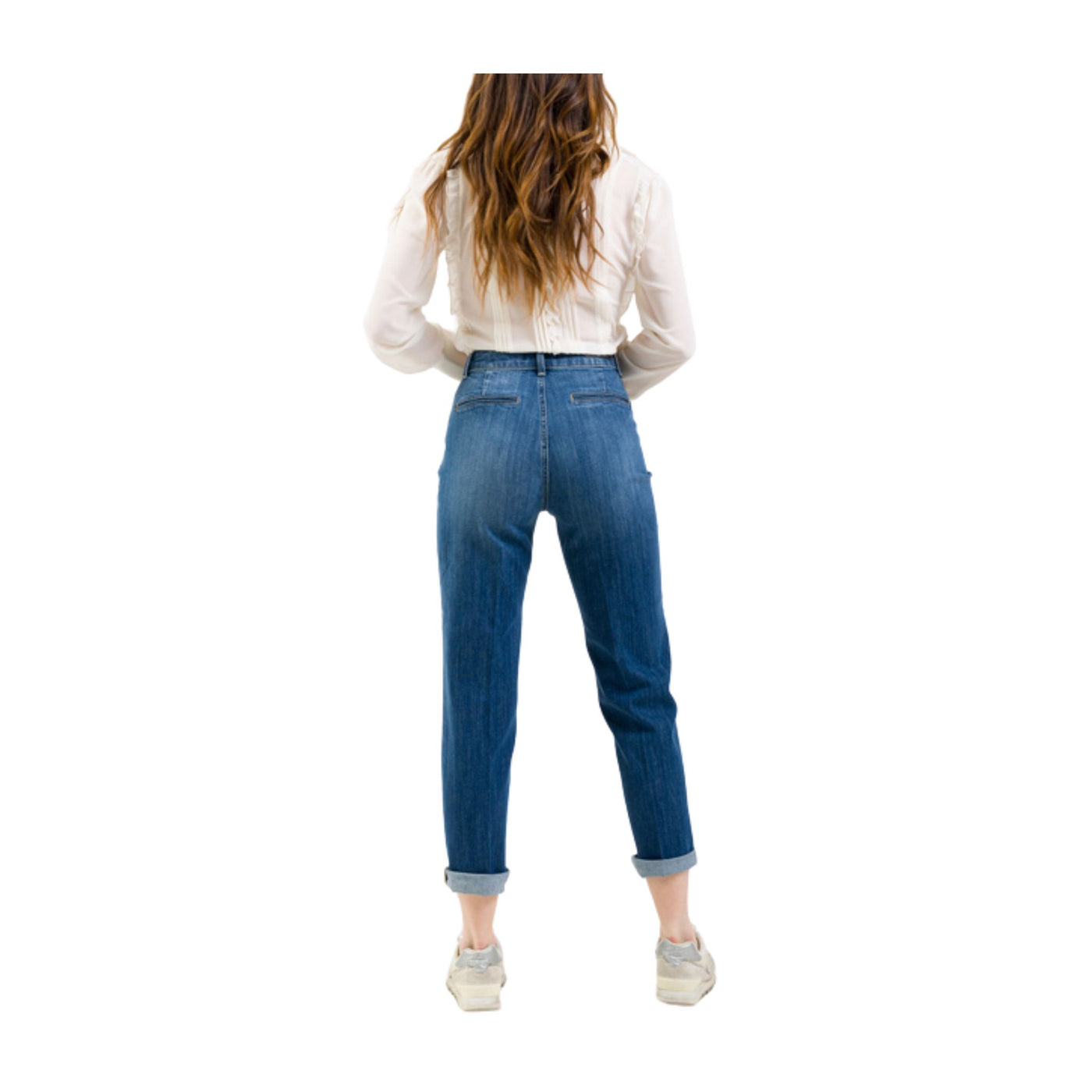 Jeans Donna dal lavaggio medio e dalle vestibilità realxed