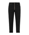 Women's trousers with jewel buttons