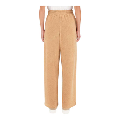 Pantalone Donna Beige ampio in maglia