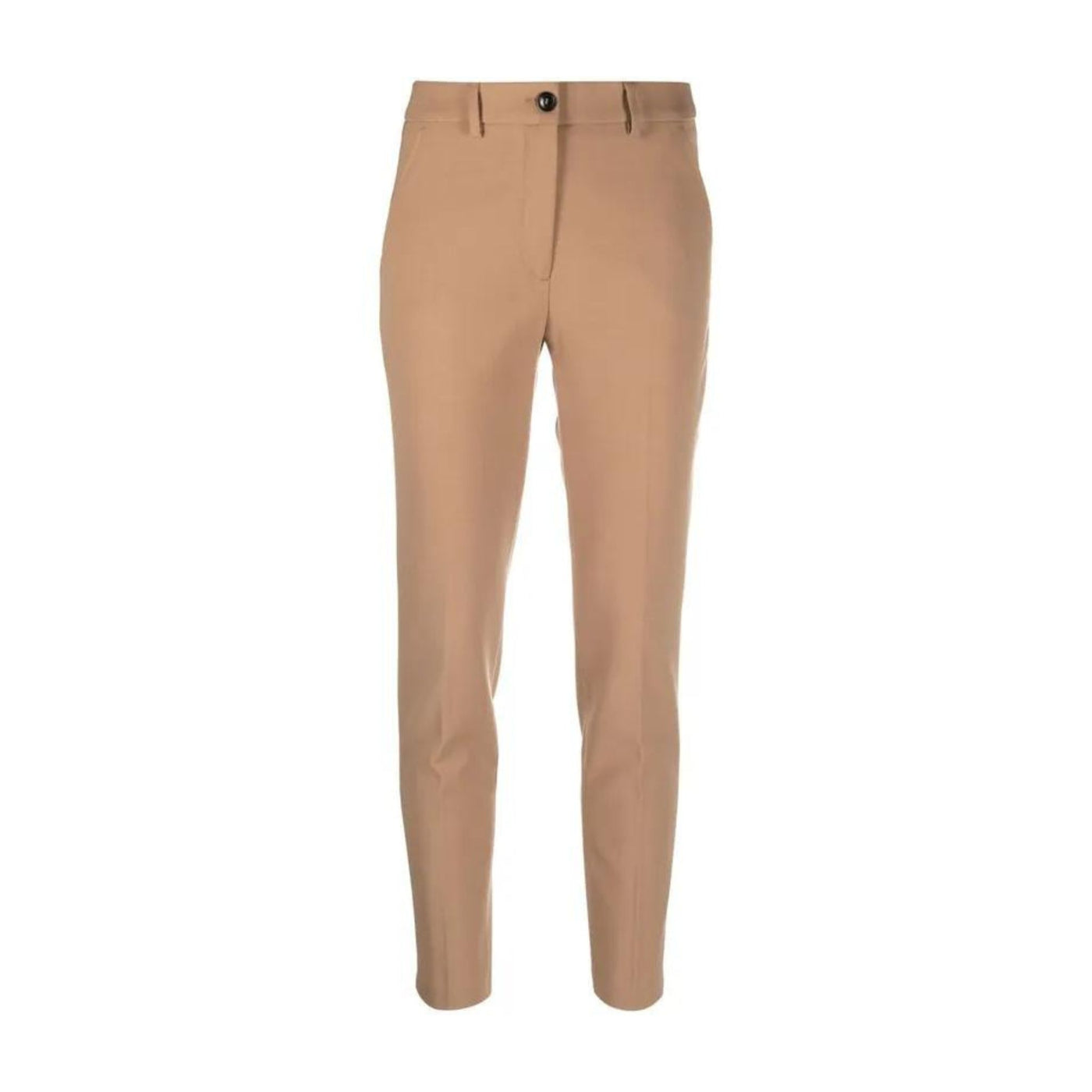 Pantalone Donna in morbido misto lana con zip e bottone