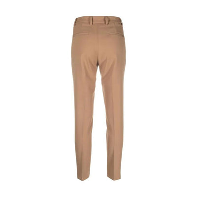 Pantalone Donna in morbido misto lana con zip e bottone