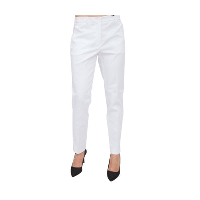 Solid color women's trousers