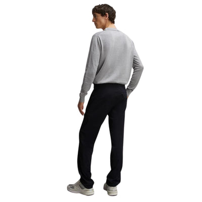 Retro modello con Pantalone con bottone e zip e elastico in vita