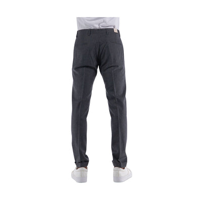 Men's trousers in gray wool blend