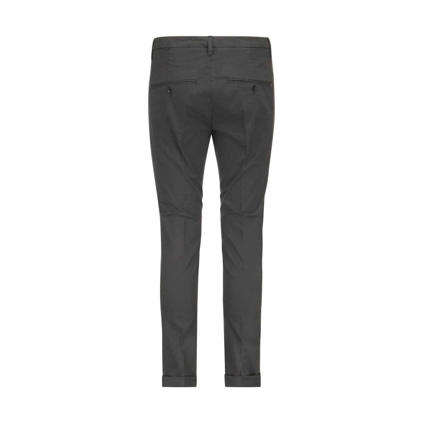 Men's trousers in solid color cotton