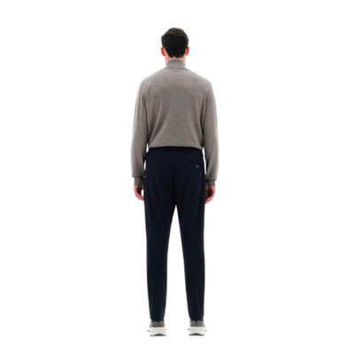 Pantalone Uomo bi-stretch bio Blu, Herno, indossati retro
