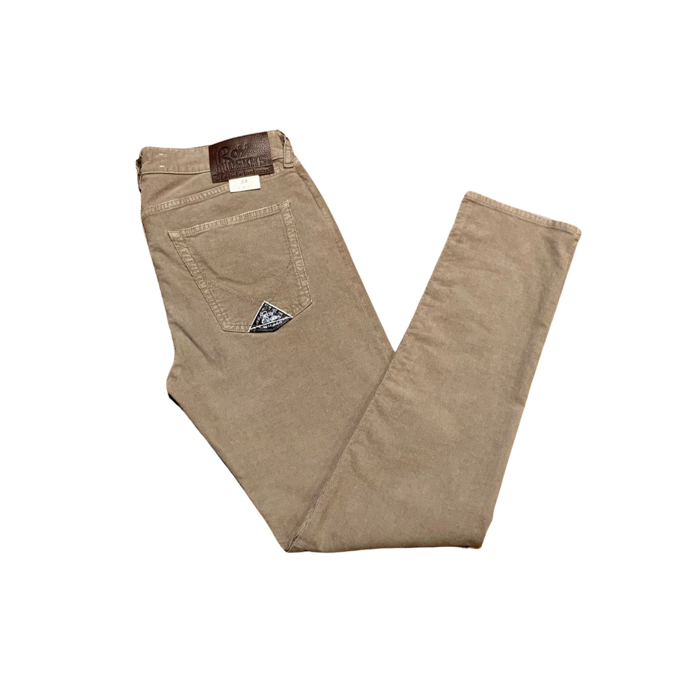 Immagine Pantalone in velluto a coste con tasche sul retro e salpa logata