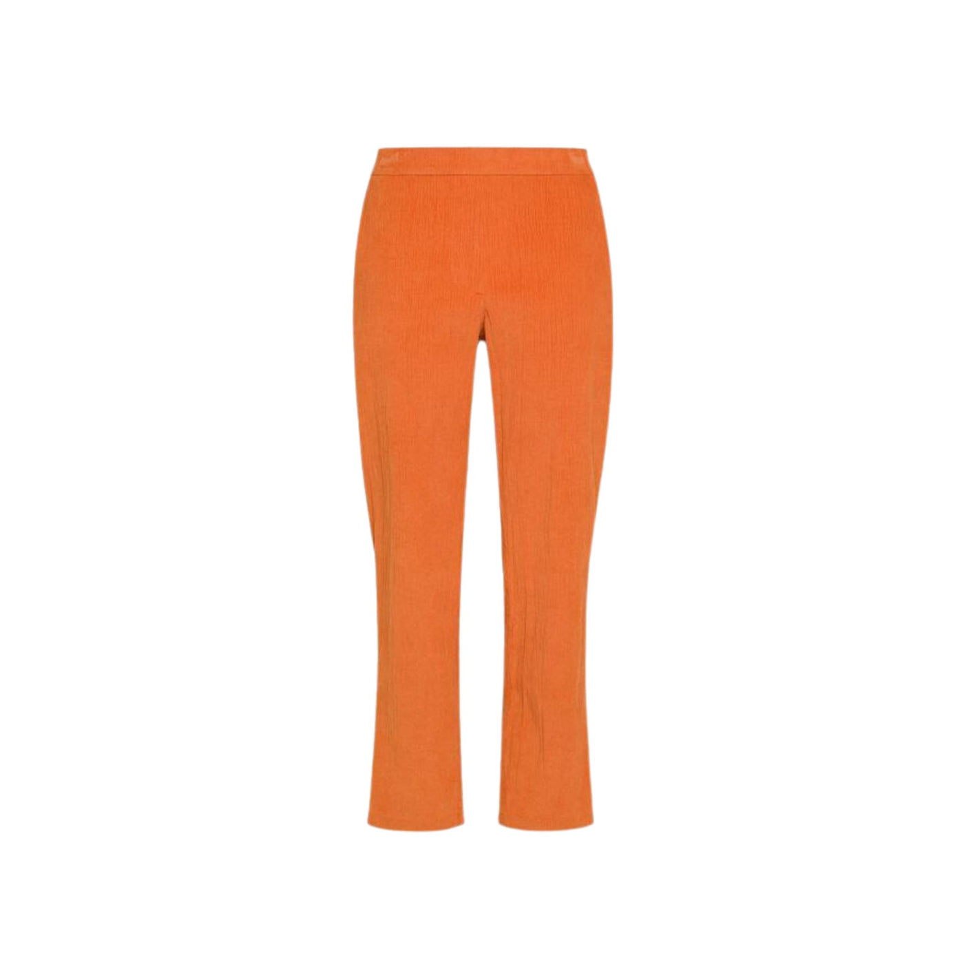 Pantalone da donna arancio vista frontale