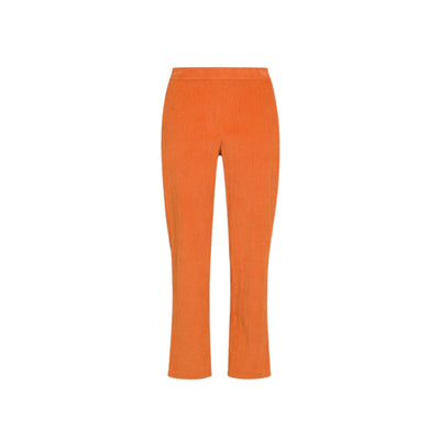 Pantalone da donna arancio vista frontale