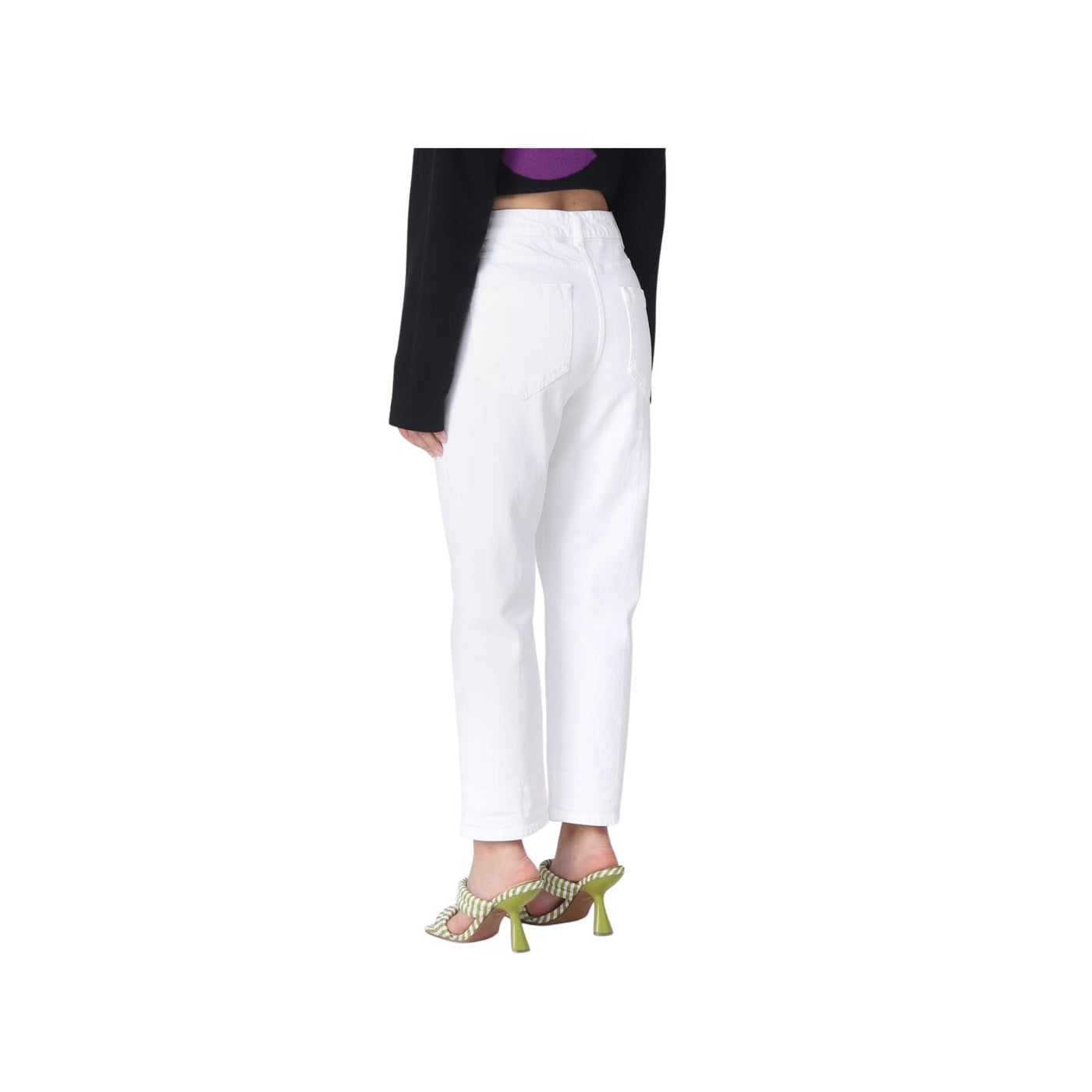 Women's trousers in solid colour