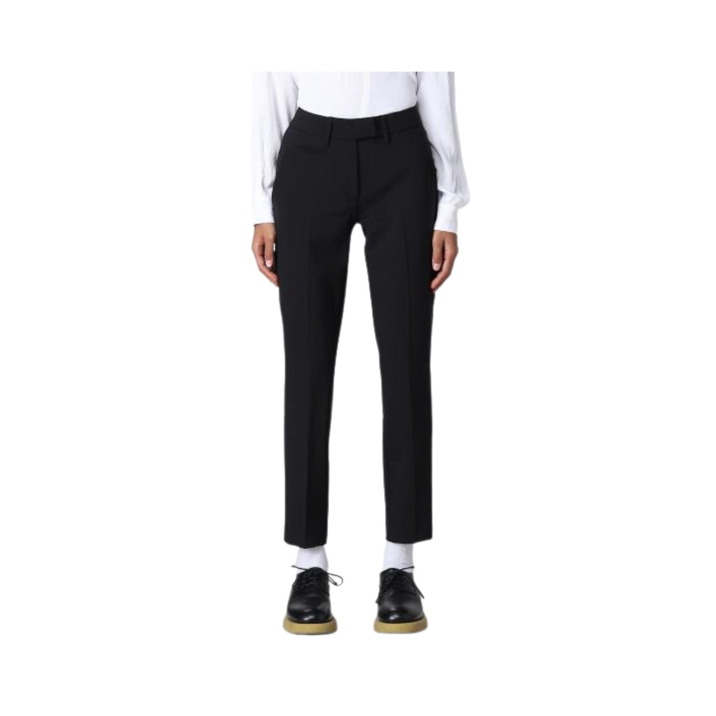 Classic women's trousers with slant pockets