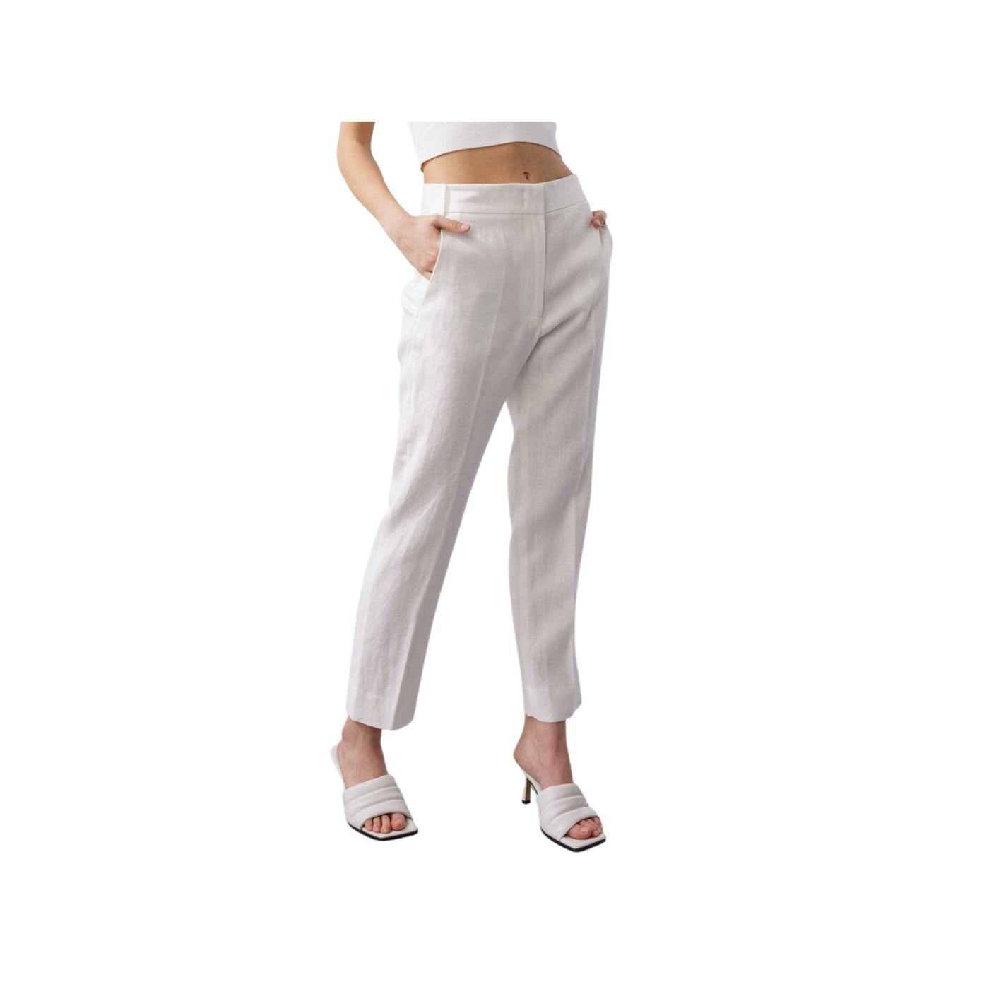 Straight-line women's trousers