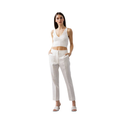 Straight-line women's trousers