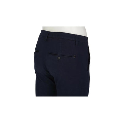Pantaloni da uomo blu dettaglio tasca