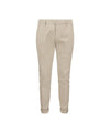 Slim men's low-waisted trousers
