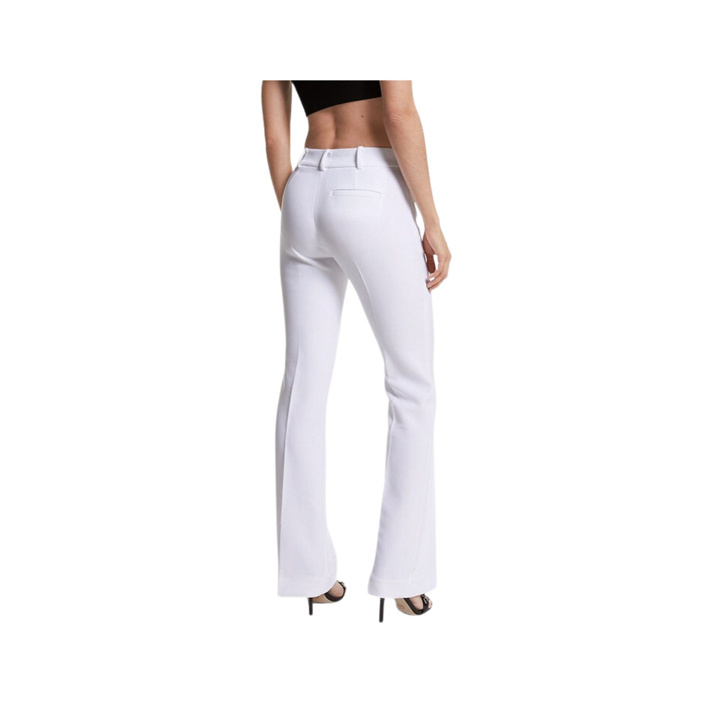 Women's trousers with flared bottom