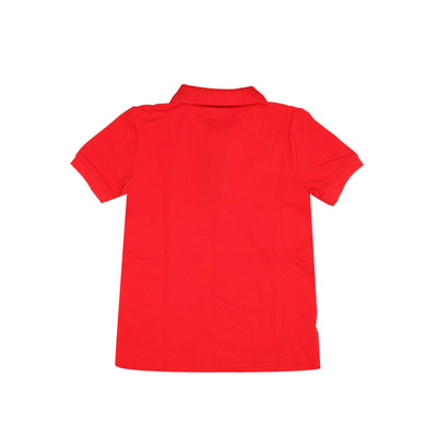 Polo Bambino in cotone a maniche corte con logo mini 