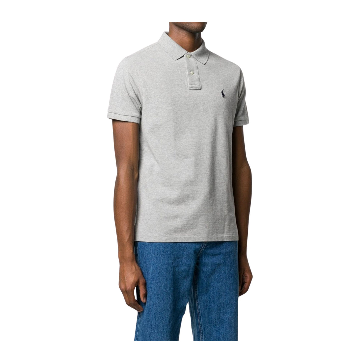 Polo Uomo slim fit in cotone con logo ricamato