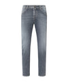 Jeans Uomo Scott Slim carrot Grigio