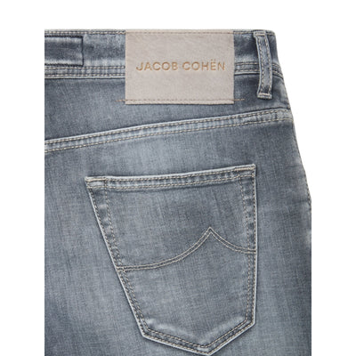 Jeans Uomo Scott Slim carrot Grigio dettaglio etichetta