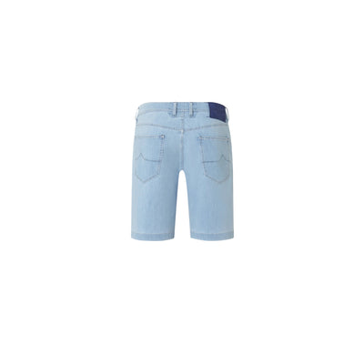 Bermuda Uomo Nicolas in denim chiaro retro