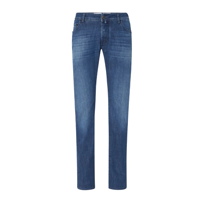 Jeans Uomo Nick in denim power stretch blu scuro