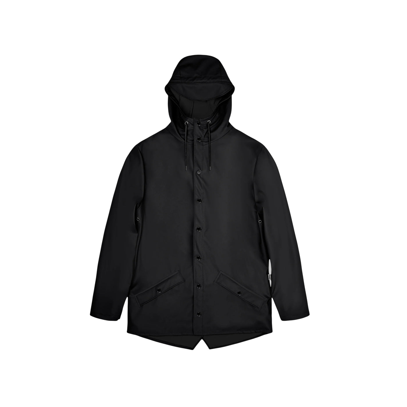 Impermeabile Unisex Jacket con bottoni Nero