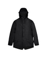 Impermeabile Unisex Nero con bottoni a pressione