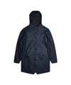 Impermeabile Unisex Lungo tinta unita navy