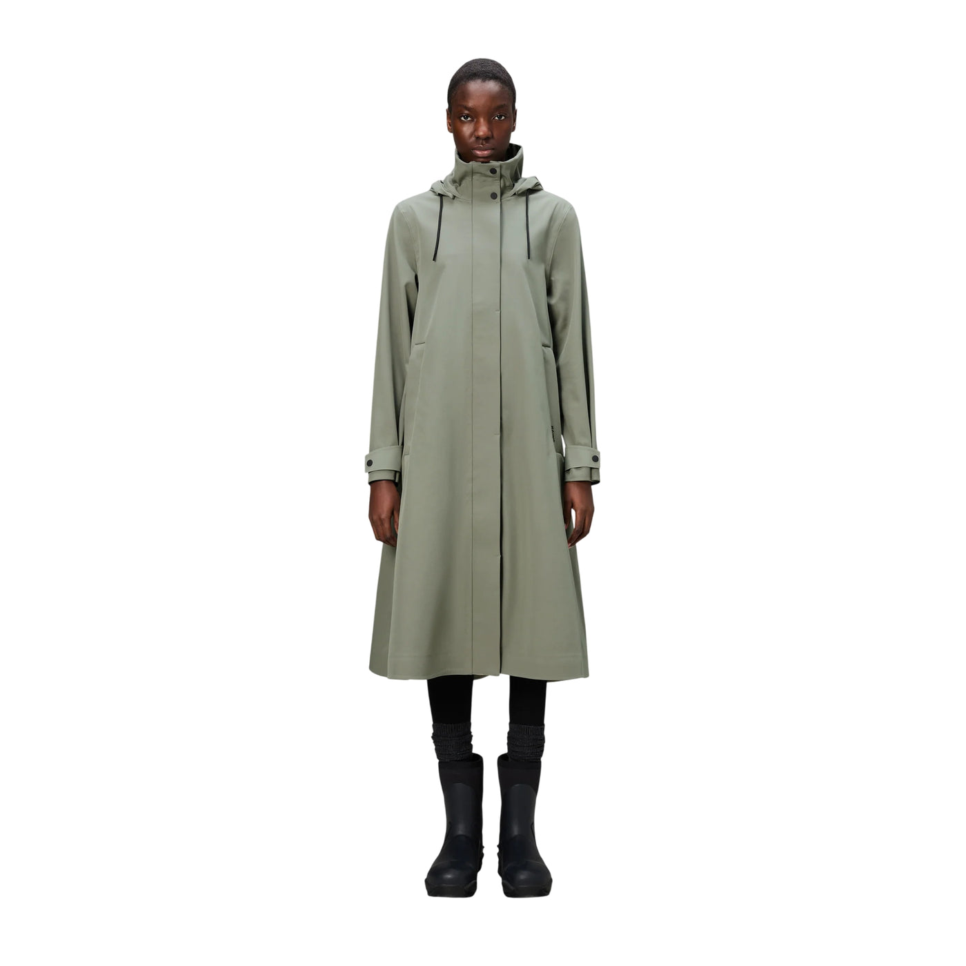Impermeabile Donna Suva Vision Softshell A-Line modella frontale
