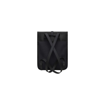 Zaino Micro Unisex forma squadrata Nero retro