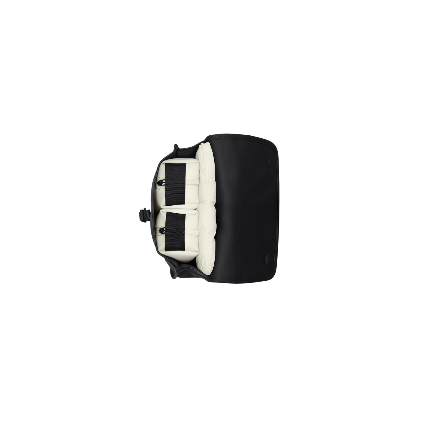 Zaino Micro Unisex forma squadrata Nero interno