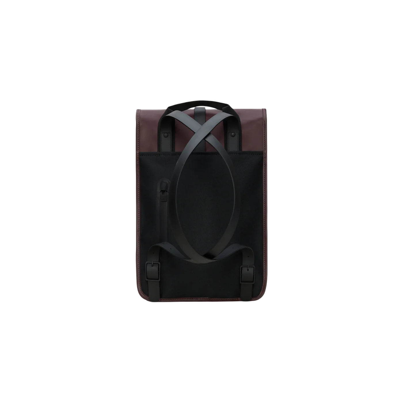 Zaino Puffed Mini Unisex chiusura moschettone Bordeaux retro
